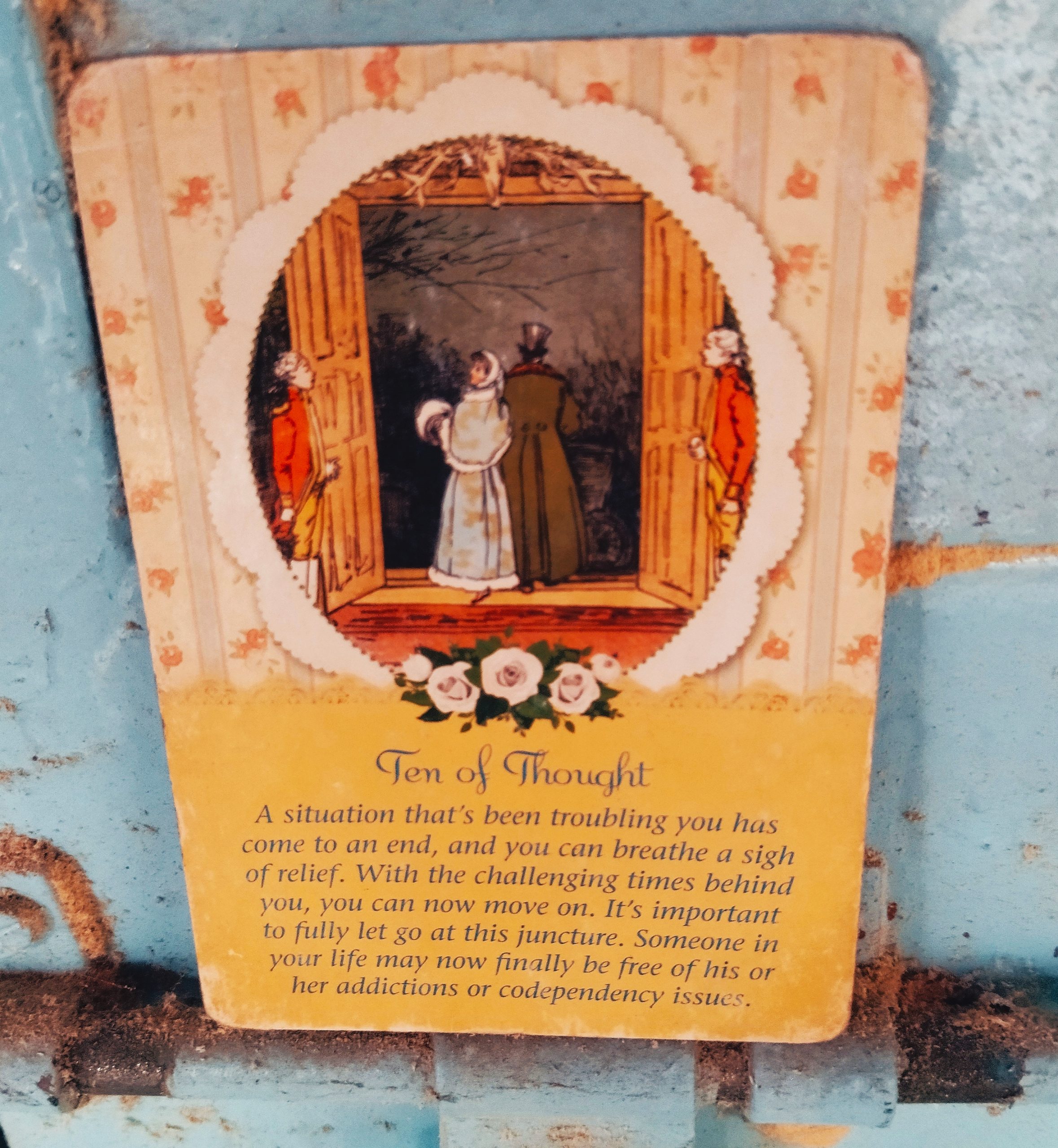 ten of thoughts angel card