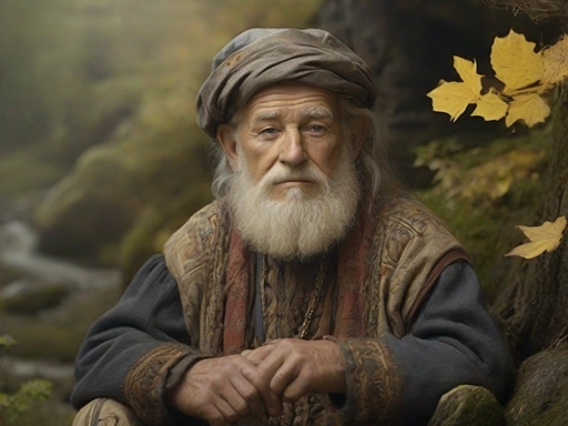 Leonardo_Diffusion_XL_more_old_wise_man_on_a_nench_in_nature_0
