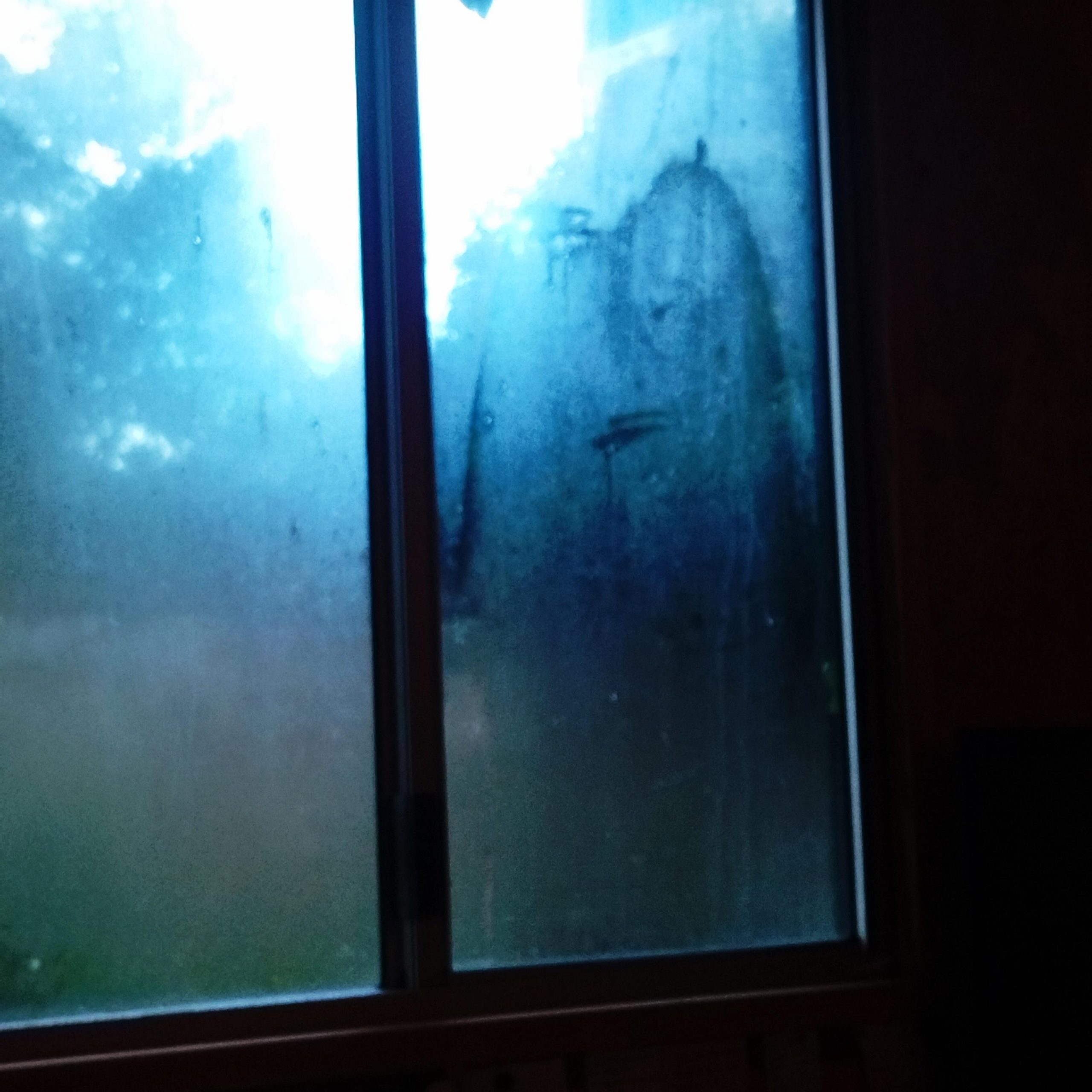 Mädchen im Fenster
